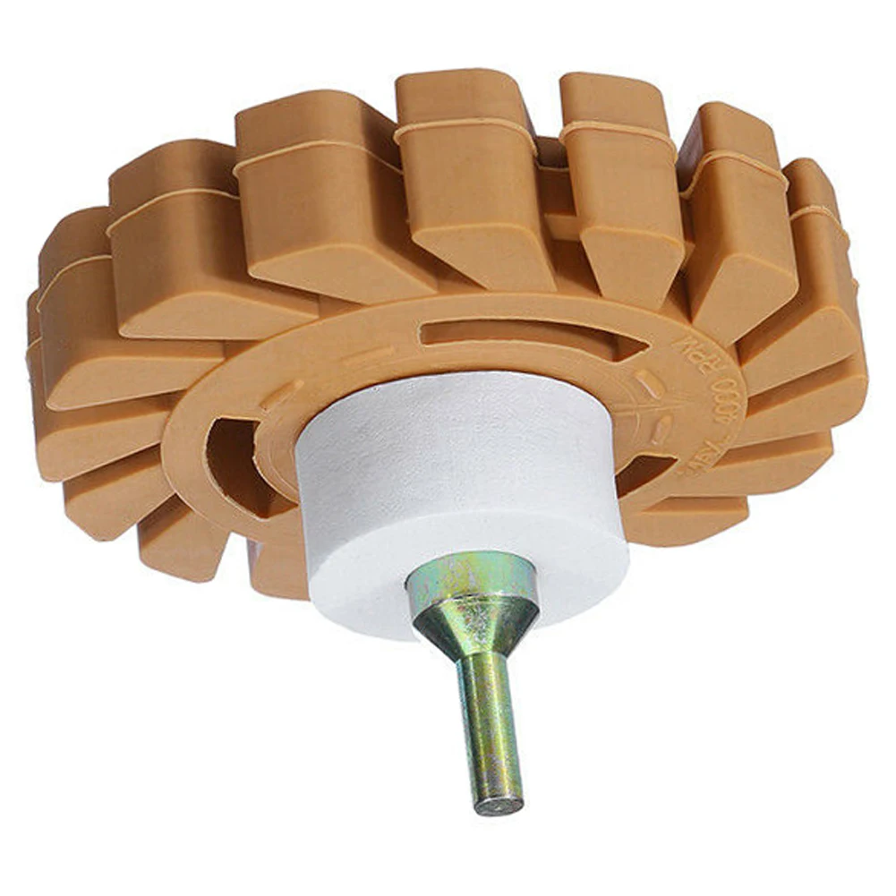 

20mm 4Inch Car Eraser Wheel Smooth Power Drill Adapter Decal Removal Paint Repair Rubber Effective Car Polish Auxiliary Tool