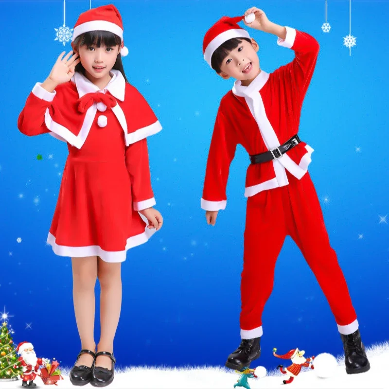 

Santa Claus Red Classic Christmas Costume Santa Claus Role Playing Costume New Year Carnival Party Costume