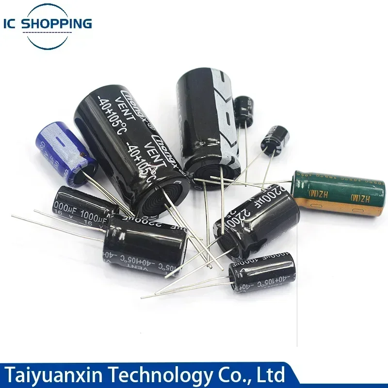 100V 160V 200V 250V 400V 450V Aluminum Electrolytic Capacitor 1 2.2 3.3 4.7 10 22 33 47 68 100 120 150 220UF 330 470 1000 2200UF