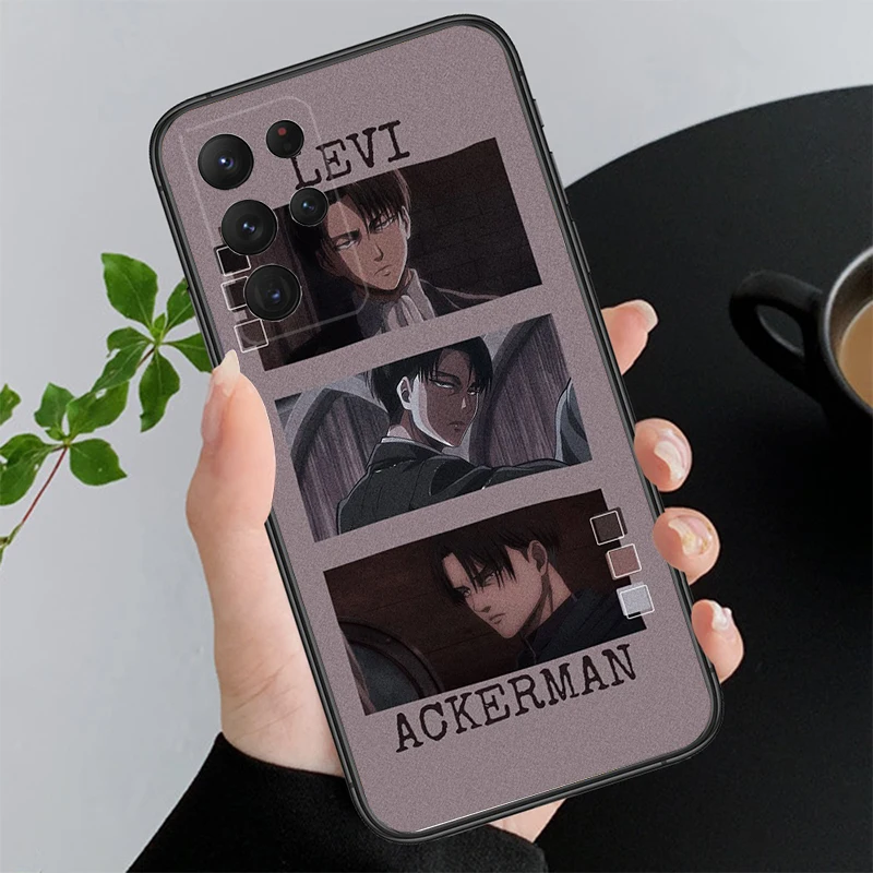 

Levi Ackerman Phone Case For Samsung A55 A16 A56 A36 A35 A15 A53 A54 A33 A34 A25 A05S A52 A52S A14 A24 A26 A71
