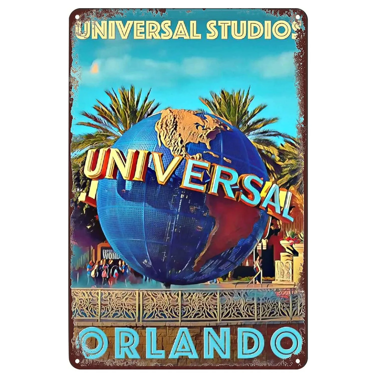 Metal Tin Signs Lucerne Portugal Wall Decoration Plaque Vintage Art Poster Iron Painting for Man Cave Home Cafe Garden Club Bar