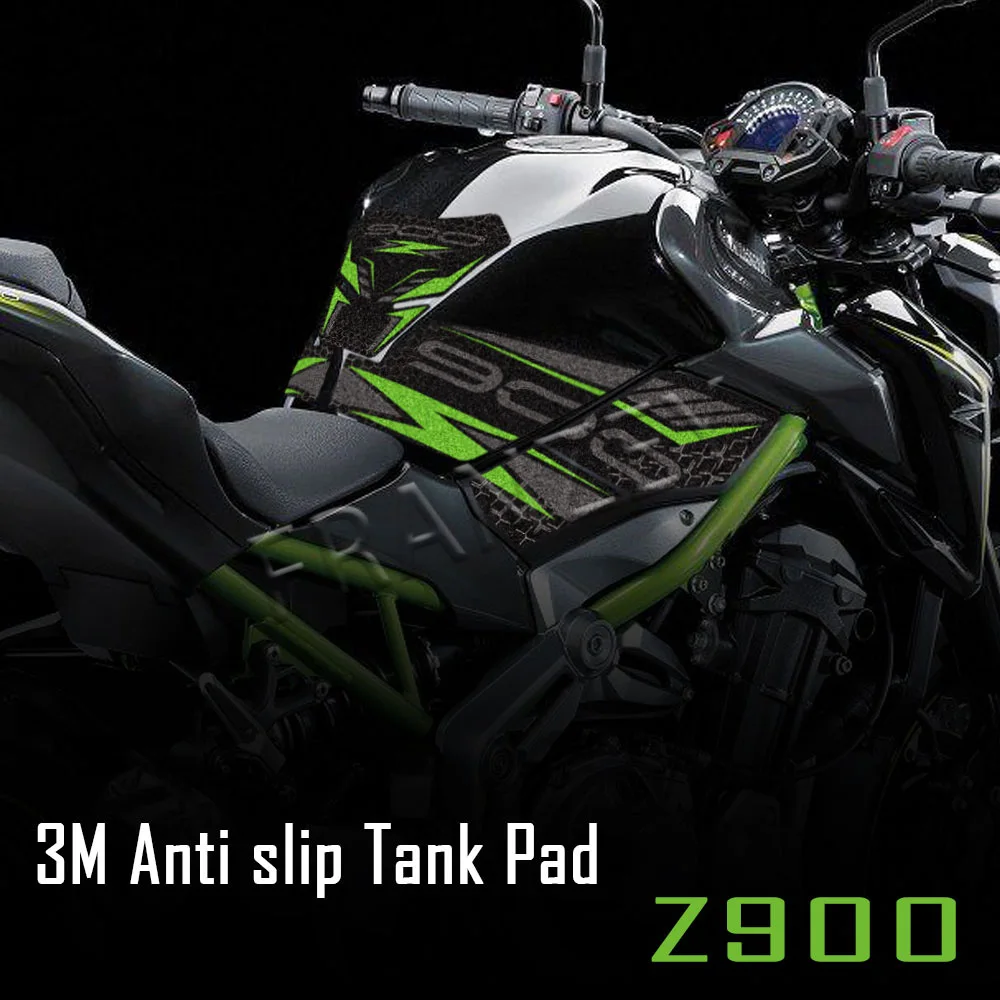 3M Anti Slip Motorcycle Fuel Tank Stickers Gas Cap Oil Protect Pad Frosted Decals Kit Accessories For z900 Z900 2017-2024