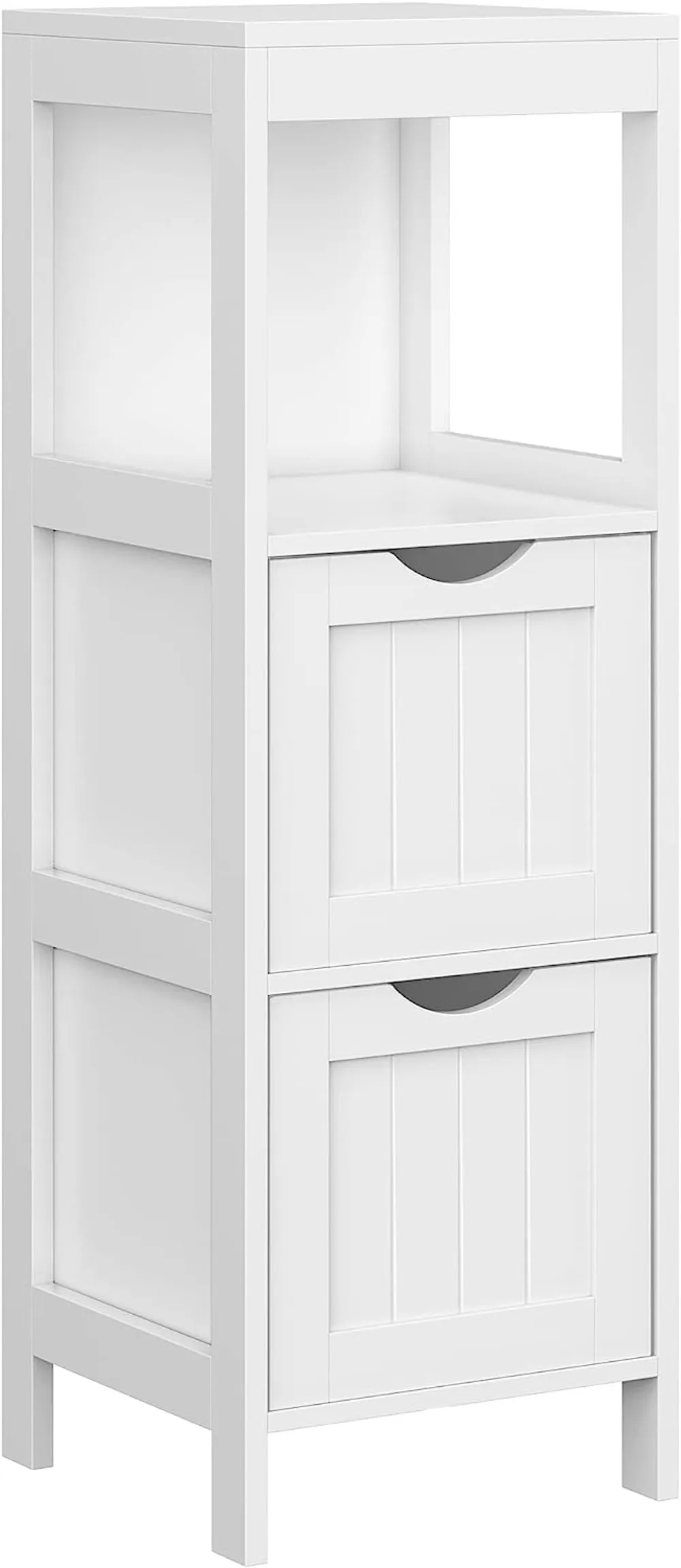 

Bathroom Floor Cabinet, Bathroom Storage Organizer Rack Stand, Multifunctional Corner Unit, 2 Drawers