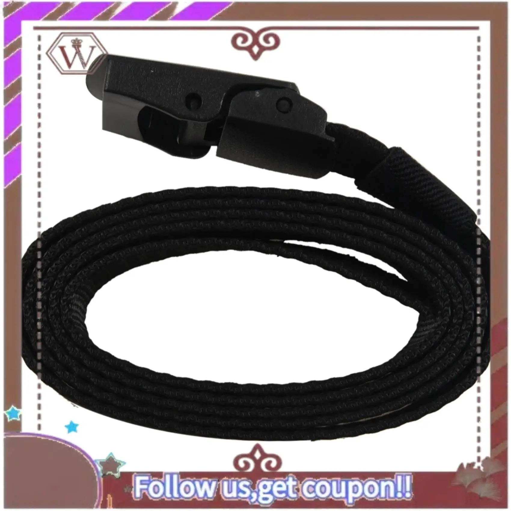 A95D-2X Cintura in tela da uomo selvaggia con fibbia automatica in plastica senza metallo