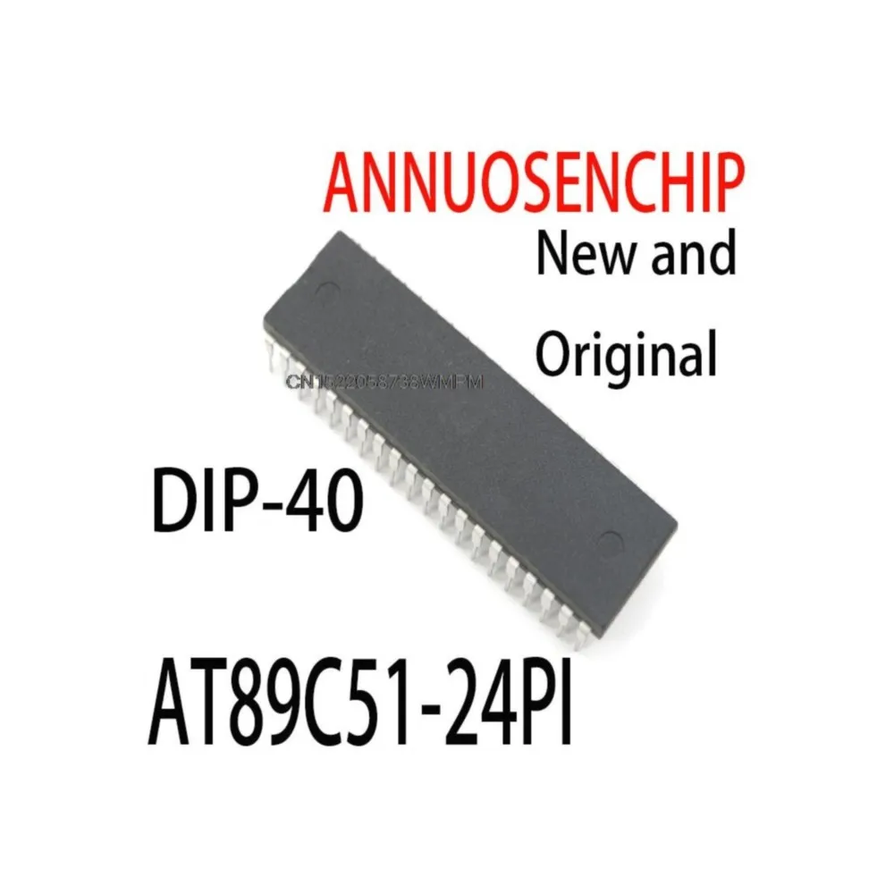 50PCS New and Original  AT89C51-24PU AT89C51 DIP-40 NEW Good Quality AT89C51-24PI