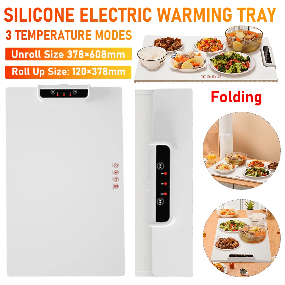 

Fast Heating Food Electric Warming Tray Multifunctional Kitchen Home Table Constant Temperature Heating Plate Kitchen Tools