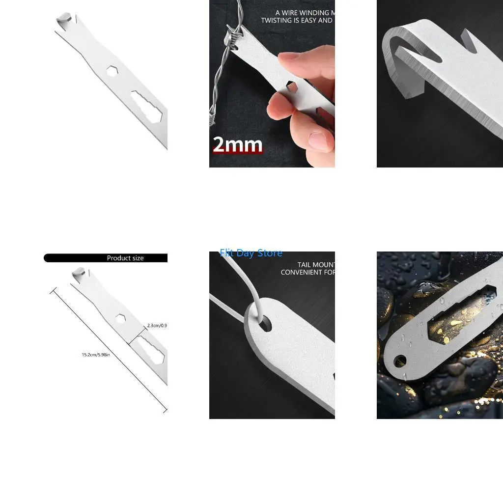 F92C Ergonomic Heavy Duty Fence Cable Tightener Tool Ergonomic Handle Suitable For Effortlessly Wire Winding And Construction