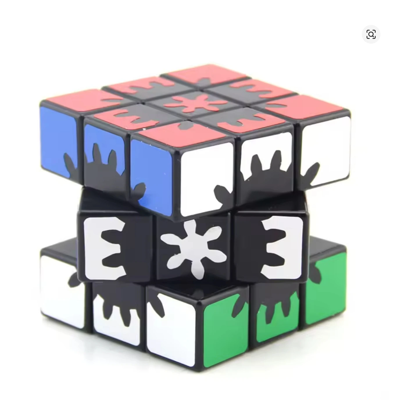 LanLan Hidden Gear 3x3 Magic Cube Speed Cube Puzzle Toys  Speeding Cube Professional Fidget Toys Cubo Magico Puzzle Gear Cube