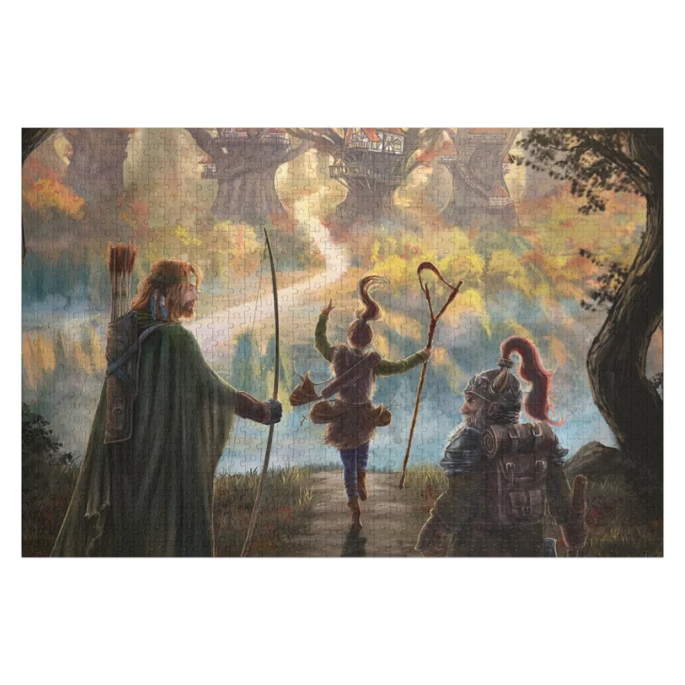 

Solace - A day of Autumn Twilight Jigsaw Puzzle Personalized For Kids Customized Toys For Kids Wooden Name Animal Puzzle