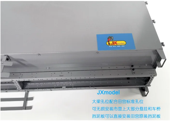 JX Model 1/14 Ciężarówka Cago Box 1/14 Pojemnik Ciężarówka w stylu Hongkongu wykonana ze wszystkich metalów dla Tamiya Lesu dla Scania Man