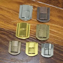 4Pcs Antique Buckle Alloy Small Square Buckle Wooden Box Wine Box Lock Buckle Antique Box Buckle 20 * 25mm Hidden Box Buckle
