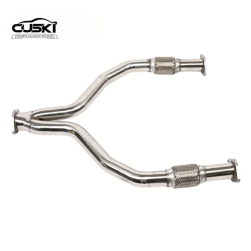 High Performance Exhaust Downpipe Stainless Steel For 08-14 Nissan 370Z Z34 Infiniti G37 V36 VQ37VHR Racing X/Y-PIPE