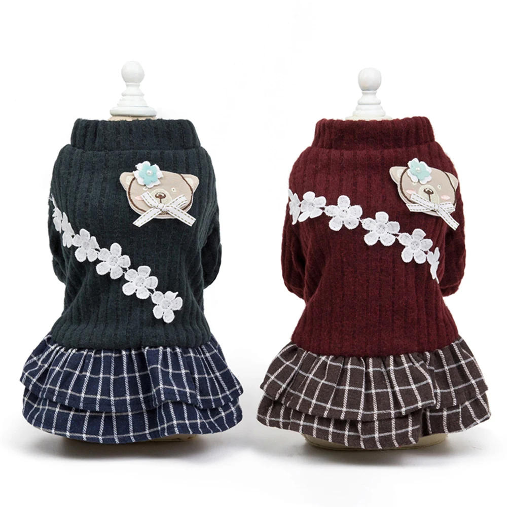 

Pet Clothes Dog Clothes Warm Puppy Outfit Small Breeds Autumn Winter Long Lasting Comfortable Cool Design Walking Jogging