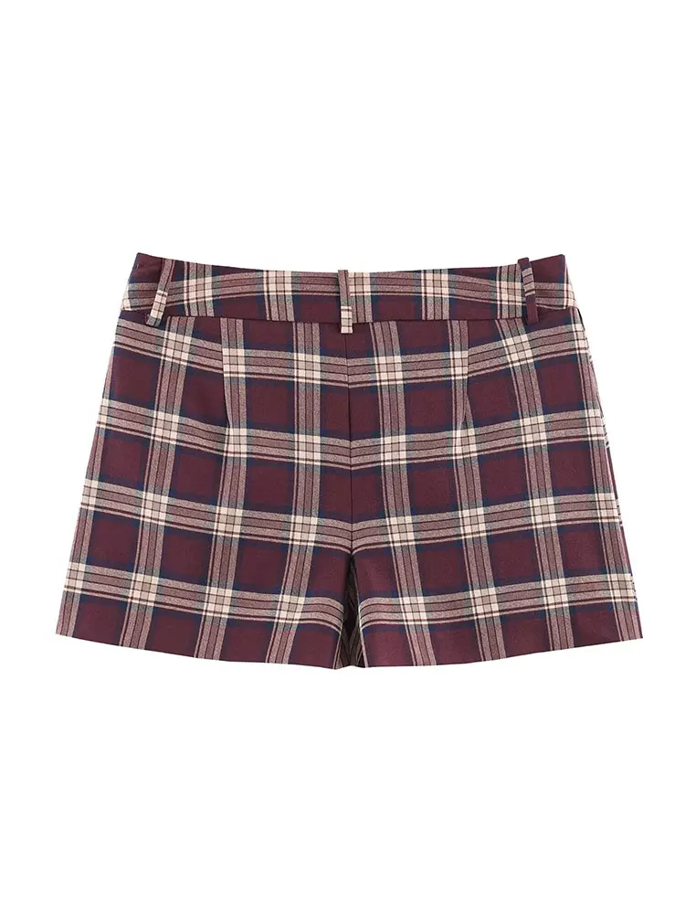 NLZGMSJ 2026 ربيع الخريف المرأة منقوشة مجموعة جديدة طويلة الأكمام Bomber سترة أعلى + التنانير الصغيرة التجاعيد قطعتين مجموعة #5