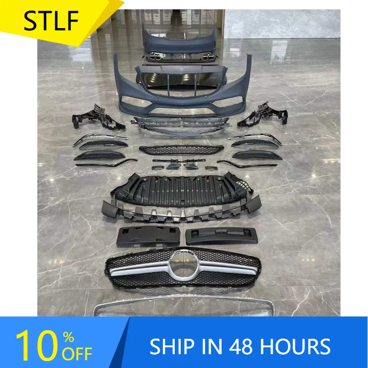 STLFO calidad original estilo CLS actualización CLS63 AMGS Kits de carrocería rejilla difusora trasera Kit de carrocería de capó de parachoques para Benz W218 C218 2011-20
