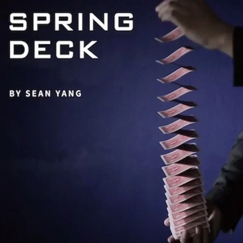 Spring Deck By Sean Yang Electric Deck Super Cool Card Flourish Close Magic Tricks Magia Magicians Prop Magic Ilusion Gimmick