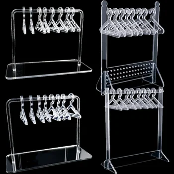 11 Stijlen Acryl Handgemaakte Oorbellen Display Helder Creatieve Kleerhangers Organizer Stand Showcase Oor Stud Sieraden Rack Gift