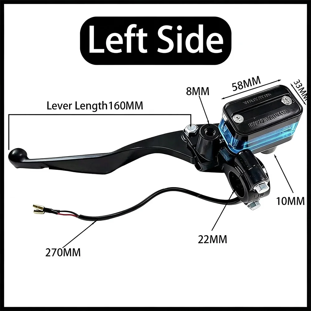 Universal CNC Brake Master Cylinder Left/Right Motorcycle Disc Brake Pump For Saige Black Knight B2-5/G4/F4 NIU Zhimai Scooter