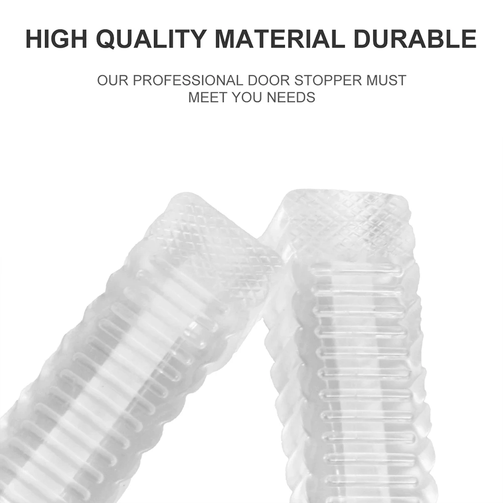 

10Pcs PVC Protectors Practical Home Office Child Proof Door Stop Wedge Non Slip Door Plug Stoppers