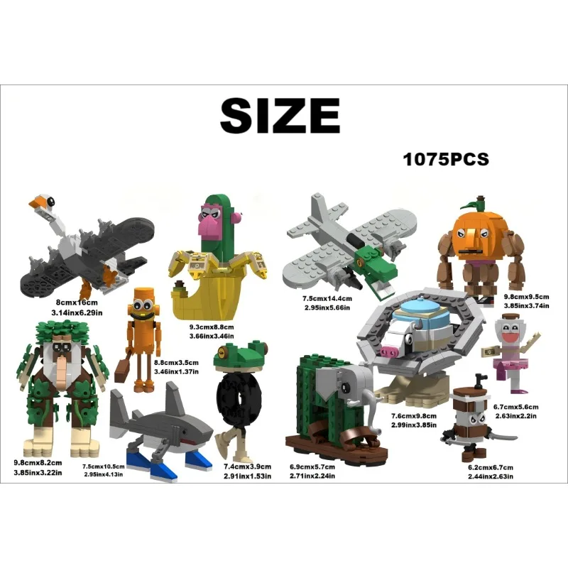 

1075PCS Mythical Creatures Building Set - 12-in-1 Ancient Legend Model Kit for Teens, Collector's DIY Gift with Guidebook