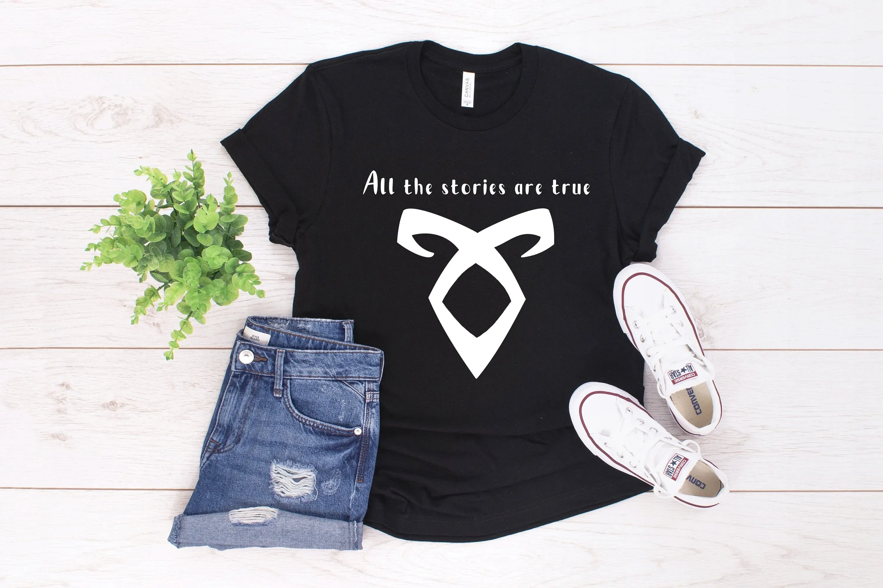 All The Stories Are True Shirt Mortal Instruments Tmi Shadowhunters Clary Jace Alec Isabelle Angelic Rune Bookish Tee