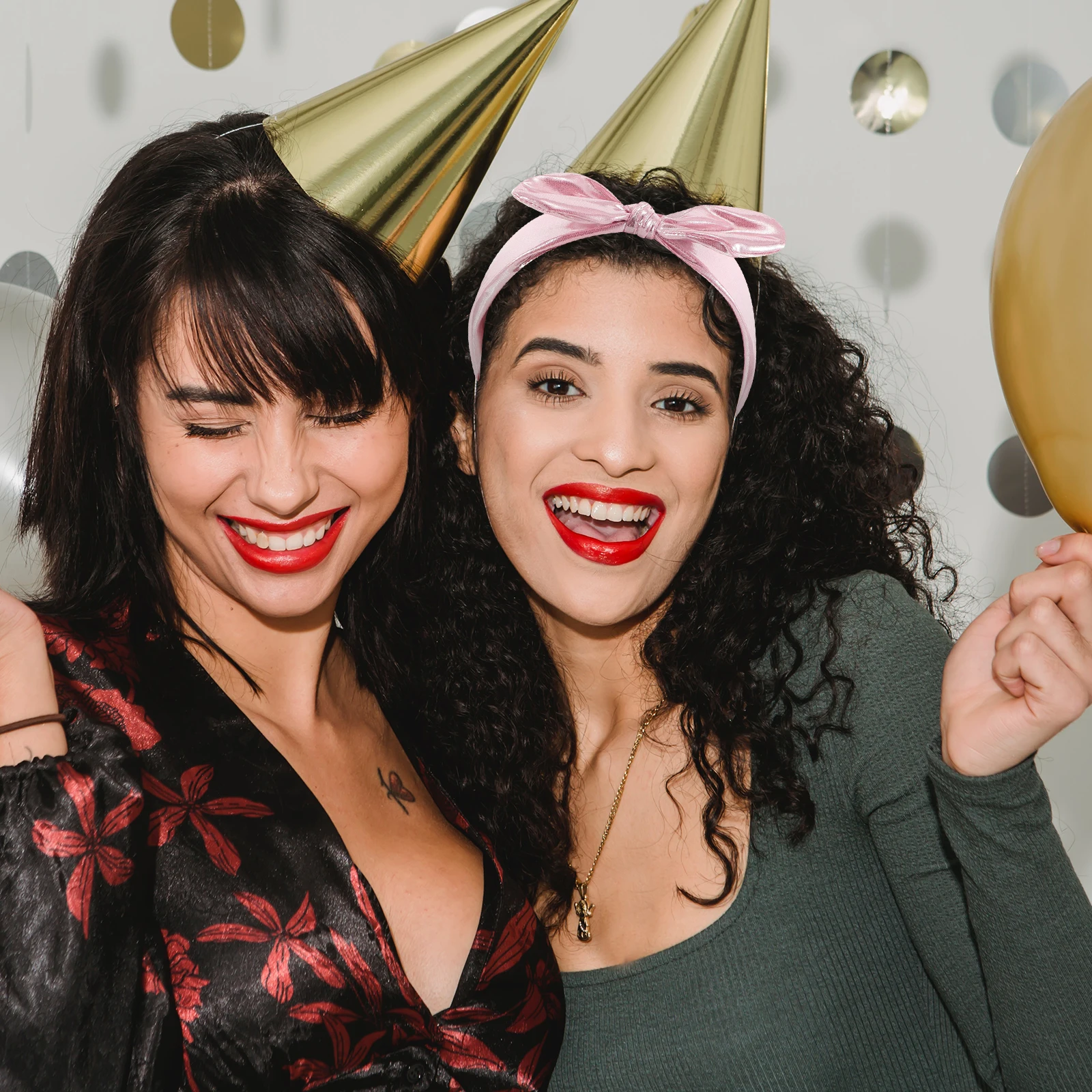 

Bow Headband Birthday Hair Accessory Festival Glitter Fashion Hairband Clubwear Knotted