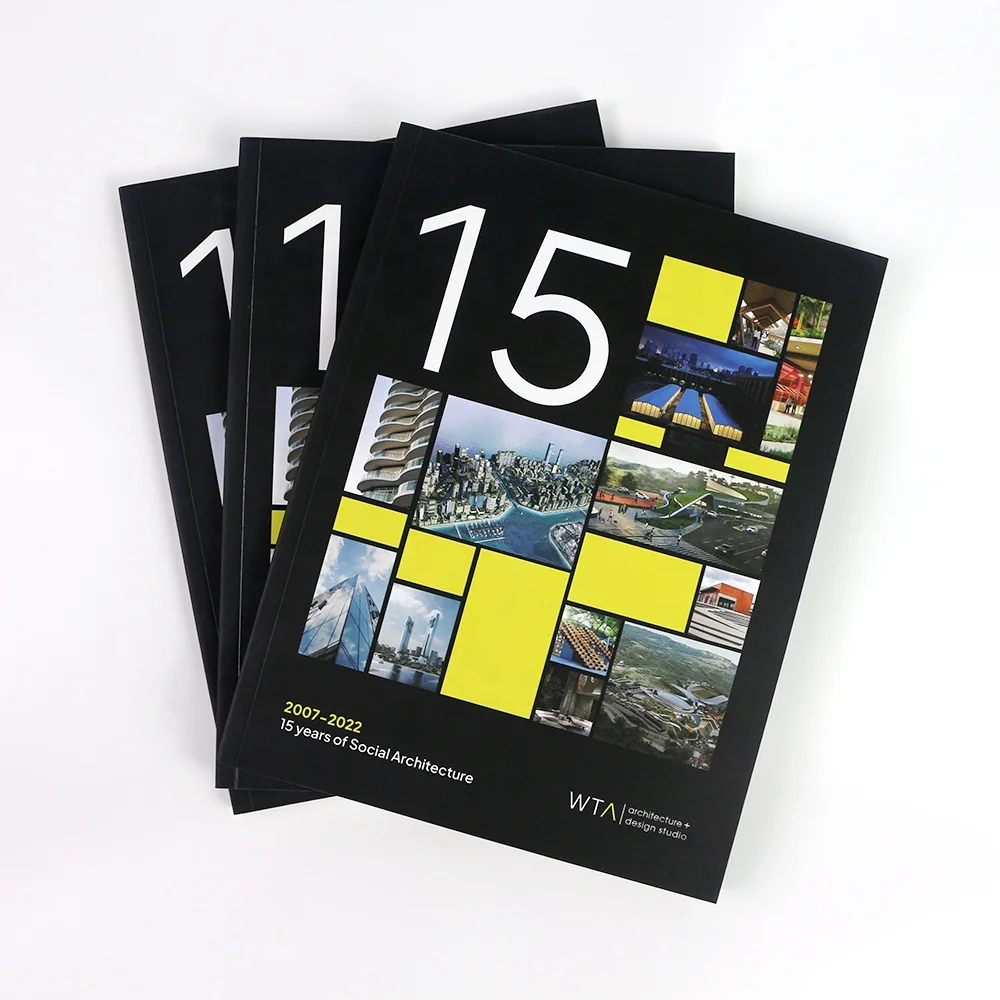 High quality custom soft cover novel/textbook/magazine printed on art paper