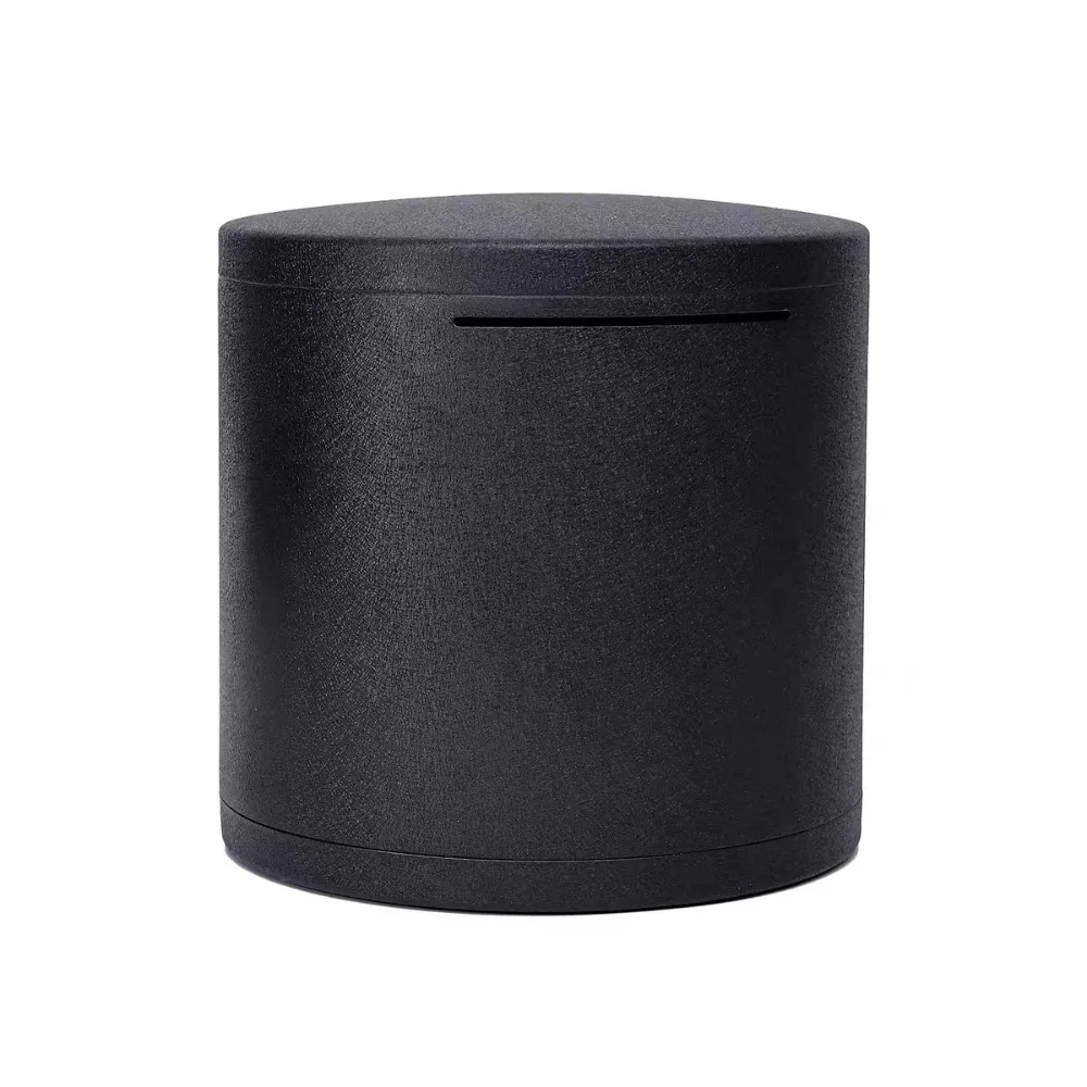 

Storage Organizer Stainless Steel Piggy Bank Cylindrical Type Large Capacity Saving Money Box Durable Coin Bank Birthday