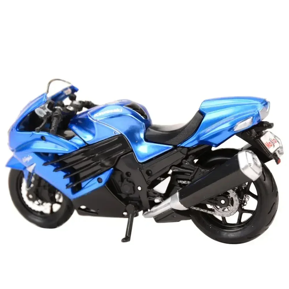 Maisto 1:18 kawasaki ninja ZX-14R liga esportes modelo de motocicleta diecast metal brinquedo corrida rua motocicleta modelo presentes das crianças