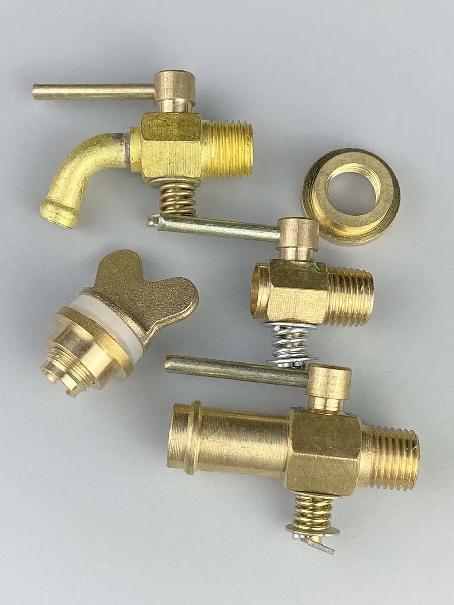 

1PC Automobile Water Tank Release Switch Nozzle Radiator Drain Valve Block Elbow Copper Agricultural Machinery Truck F