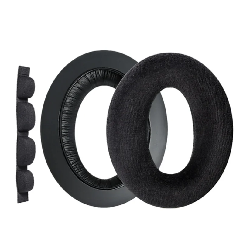 ชุดแผ่นรองหูผ้ากำมะหยี่ชุดหูฟังสำหรับ HD650 Sennheiser HD600เปลี่ยนหูฟัง HD545 HD565 HD580 HD660 S