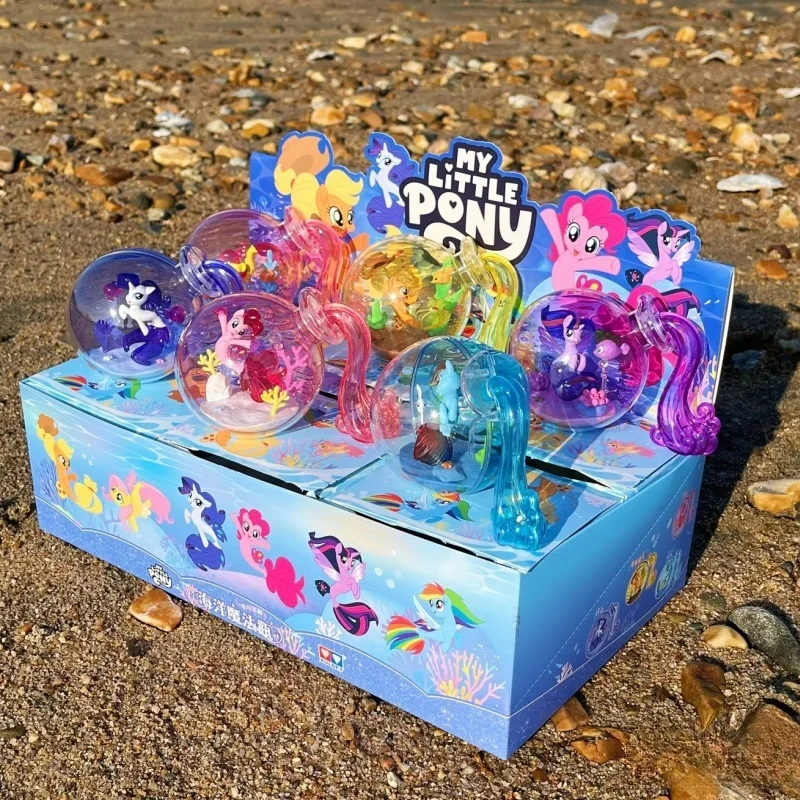 

Натуральная My Litle мультяшная пони слепая коробка океанская волшебная бутылка дрейфующая бутылка милые мультяшные фигурки фильмов модель игрушка декор стола подарок