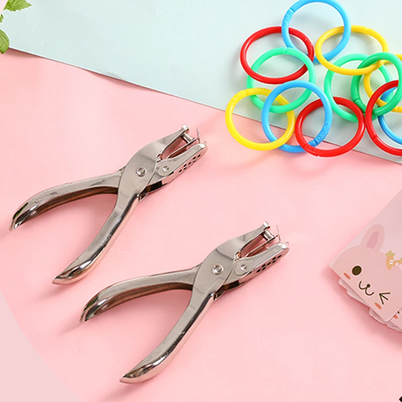 1 ชิ้น 6 มิลลิเมตรโลหะเส้นผ่านศูนย์กลางรูขุมขน Punch คีม Single Hole Puncher มือกระดาษ Scrapbooking Punches 1-8 หน้ากระดาษเจาะรูเครื่องมือ