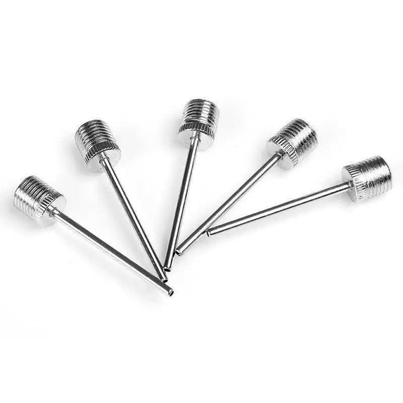[L] 10/20pcs Ball Air Needle Stainless Steel Pump Pin Basketball Inflating Pump Needle Football Inflatable Valve Adaptors Nozzle