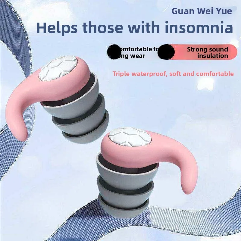 

Sleeping Earplugs Noise Reduction Super Soundproofing Device Anti Snoring Quietening Earbuds for Better Sleep Comfortable Fit