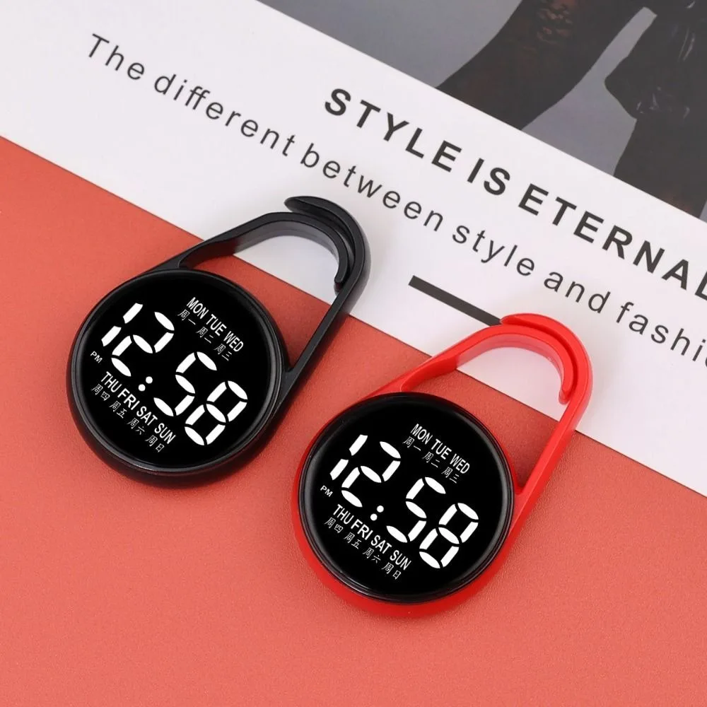 LED Electronic Hanging Watch Portable Digital Display Pocket Watch Waterproof Pocket Style Luminous Pocket Watch