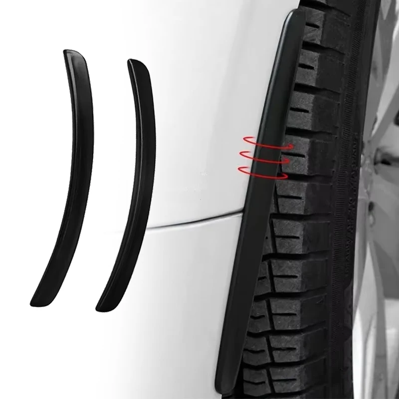 Универсальная мягкая наклейка на крыло автомобиля, защитная крышка для вентиляционных отверстий, полоса против царапин, брызговики, противоударные автомобильные аксессуары