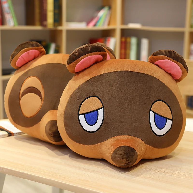 3 New Style Animal Crossing Plush Pillow Doubutsu No Mori Cofa Cushion Tom Nook Foxes Plush Anime Stuffed Doll Gifts Xmas Gift