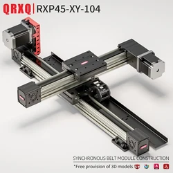 Free delivery step motor drive linear motion system synchronous belt XY 3D printer electric workbench