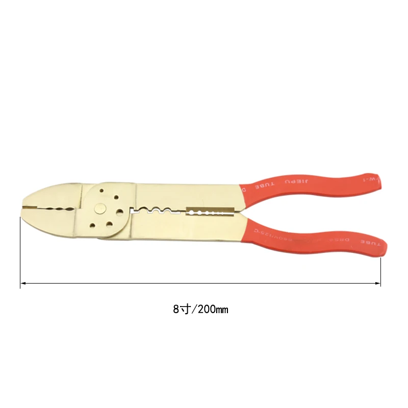 الألومنيوم البرونزية والبريليوم النحاس صمام التبديل غير شرارة معزول كابلات الموصلات العقص أداة 8in غرفة الاتصالات