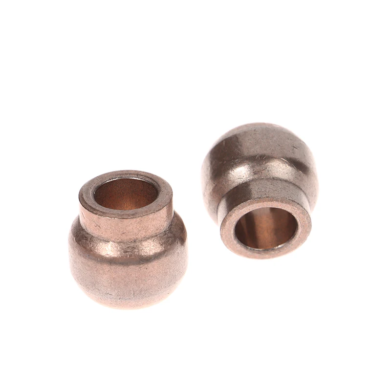 1Pc 10mm Hole Shaft Iron Copper Alloy Bearing Bush 20mm Outer Spherical Washing Machine Fan Motor Rotor Stator Slide Bushing^..
