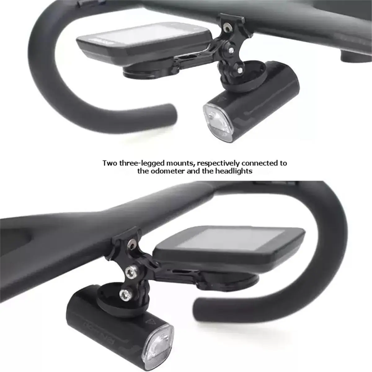 newA10R Bike Computer Mount Integrated Handlebar Mount 3-Prong Base for Madone SLR Bike Replacement