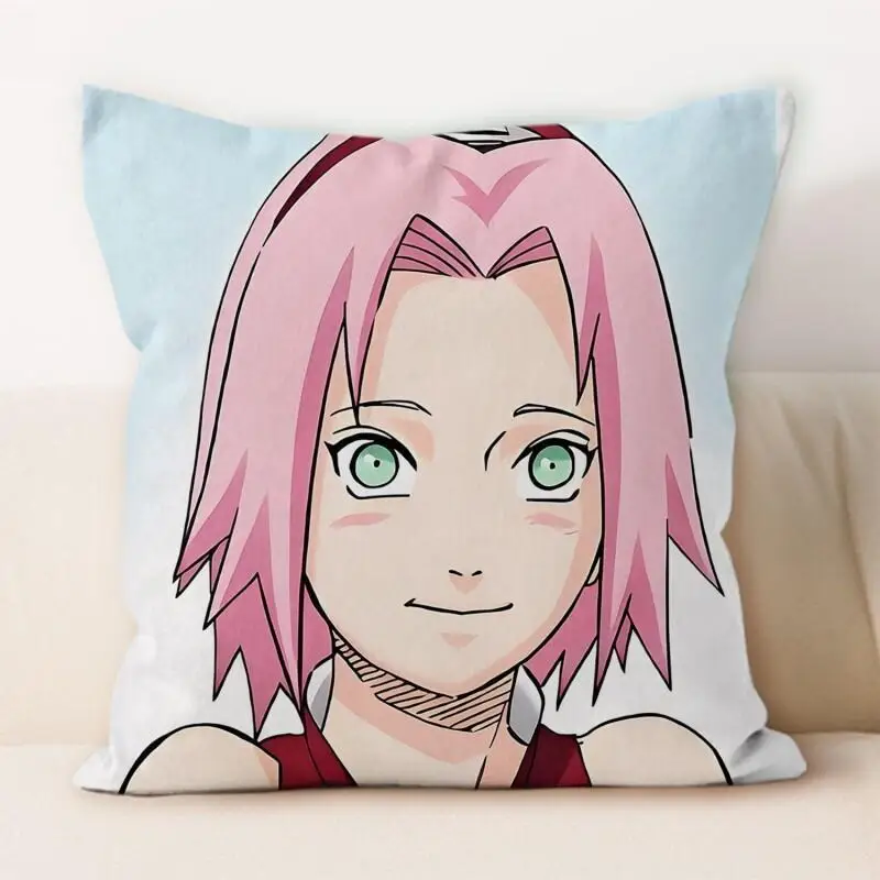 Naruto Anime Pillow Body Cushion for Bedroom Living Room Office Sofa Back Lumbar Support Soft Plush Kawaii Anime Home Decor Gift