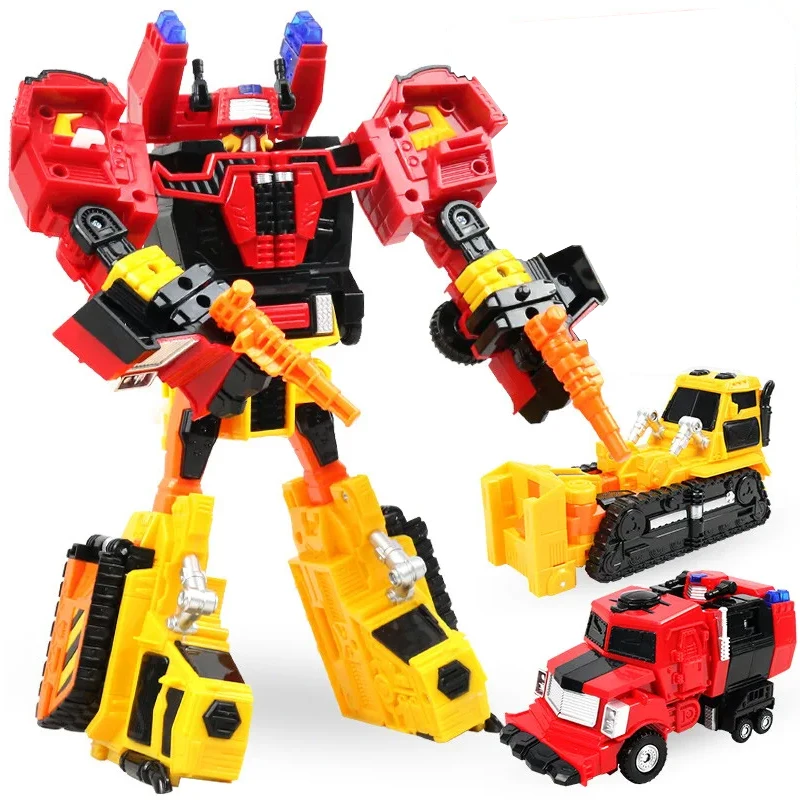 

New products in the store! 2-in-1 Autobots Deformation Robot set Anime Action Figure Robot plastic model Gifts for Boys Age 6-18