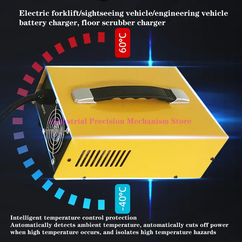 48V 40A, 48V 50A electric forklift/sightseeing vehicle/engineering vehicle battery charger, floor scrubber charging device