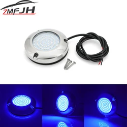 Underwater Light With Blue LED Light 316 Stainless Steel IP68 Waterproof Underwater Lamp For Marine Boat Yacht Accessories