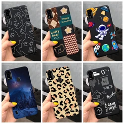 For ZTE Blade A51 Case 2021 A 51 Phone Cover Cute Fashion Astronaut Leopard Soft Silicone Funda For ZTE Blade A51 BladeA51 Coque