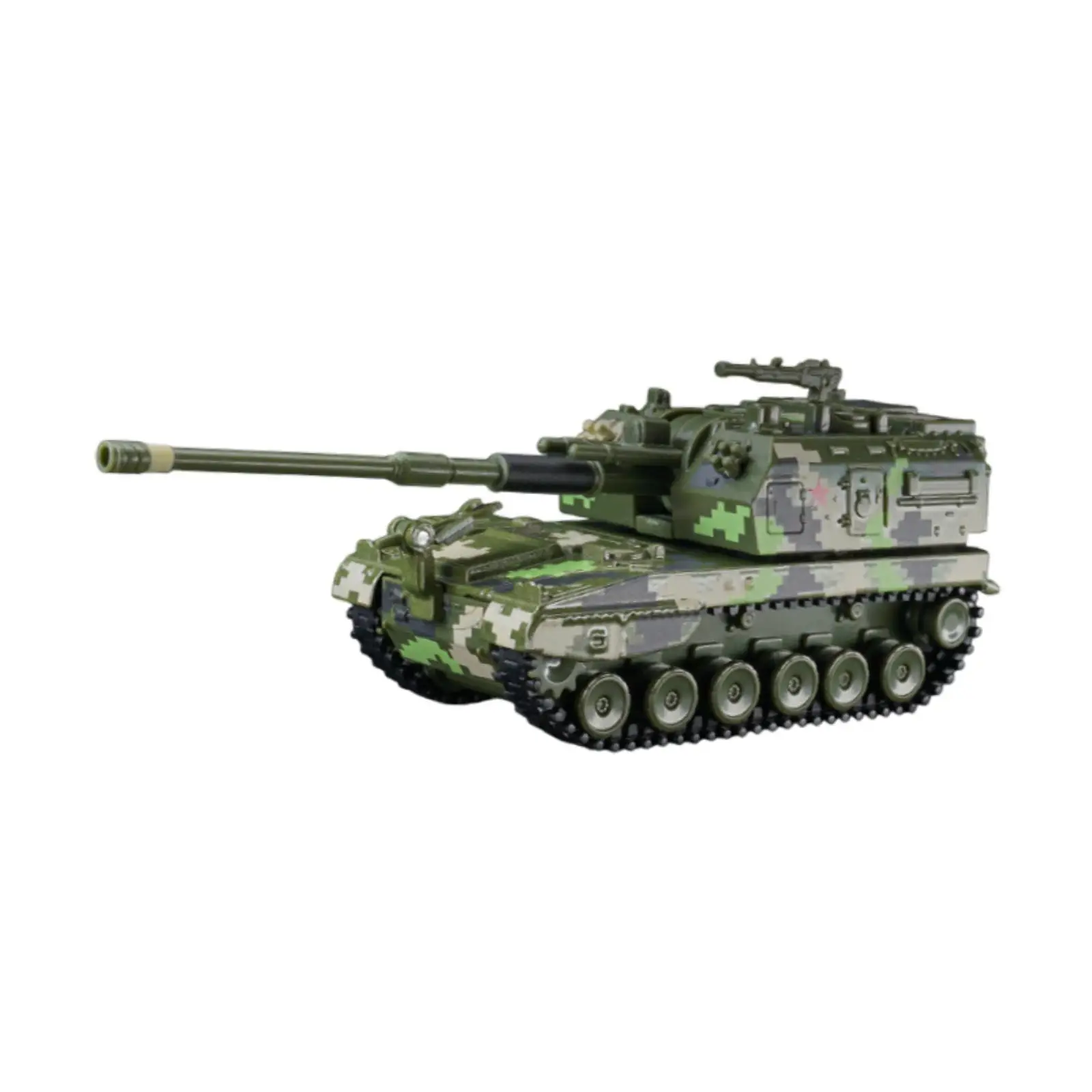 1:150 Tank Model Realistic Craft Miniature Vehicle Toy Tracked Crawler Chariot Battle Tank Toy for Boys Kids Adults Gift