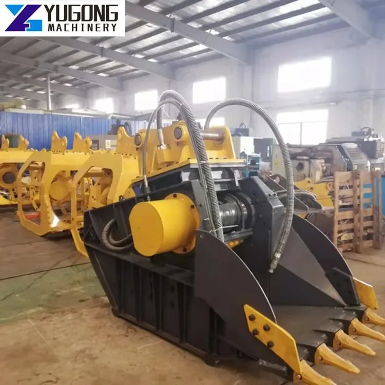 YG 6-50ton Quality Sorting Excavator Hydraulic Sieve Bucket Rotary Screening Bucket Mesh Screener Bucket