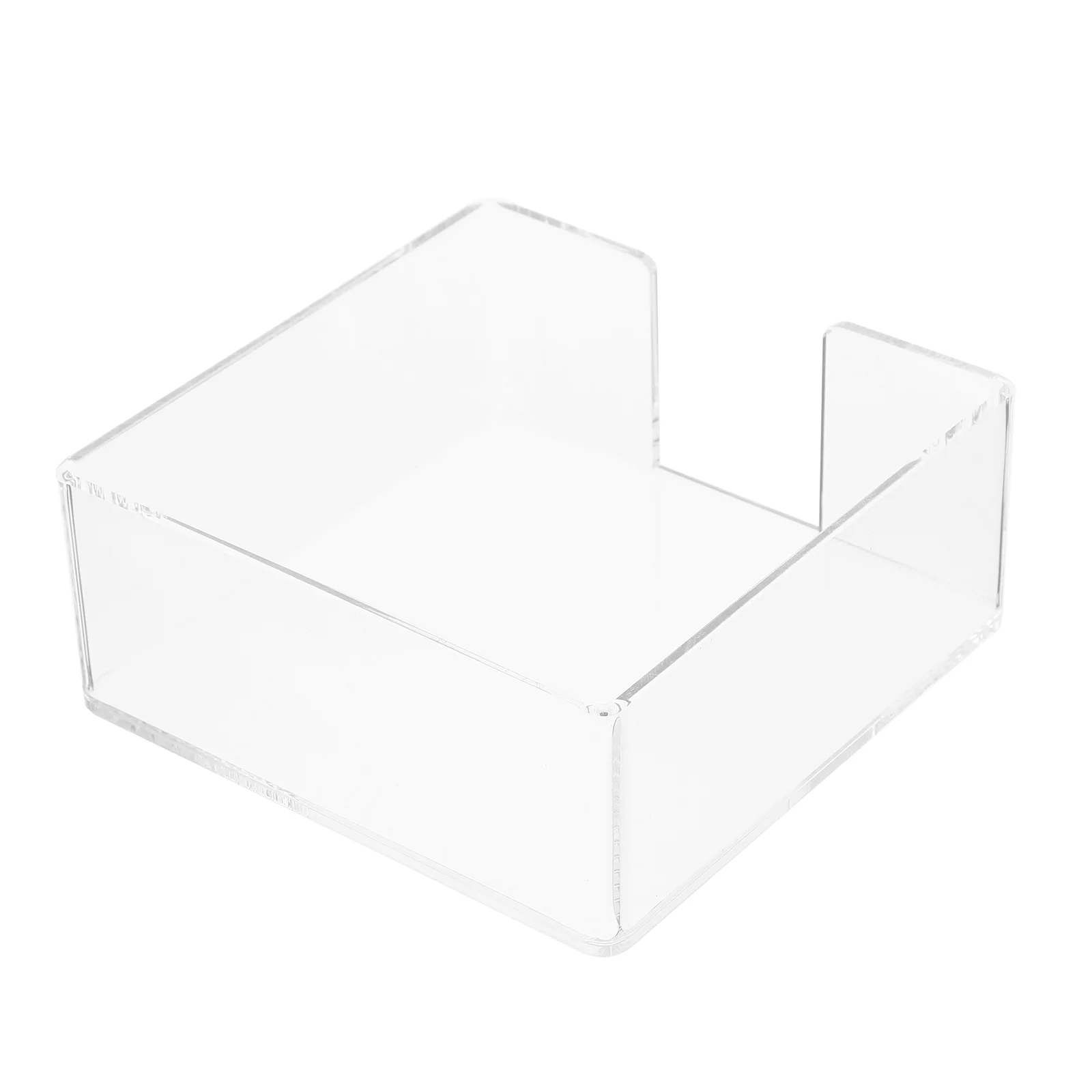 

Napkin Storage Box Acrylic Case Living Room Accessory Restaurant Multi-function Tissue Holder